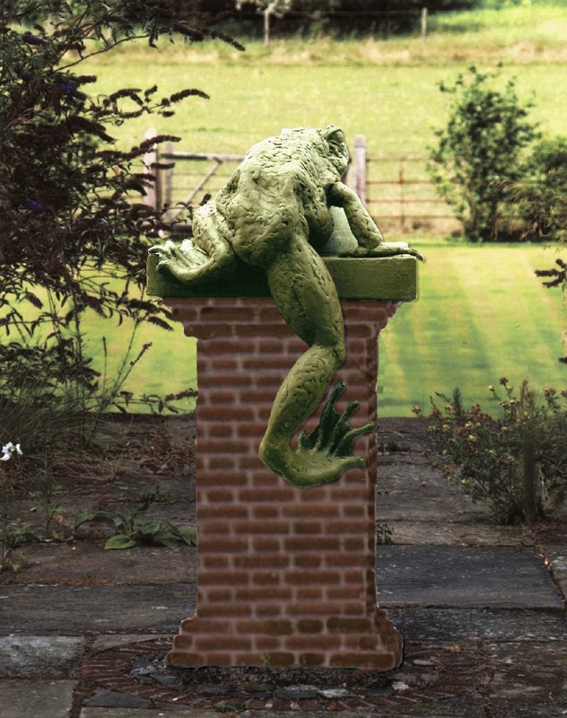 ... this enigmatic creature scrambles up with great agility ... (Click to enlarge)