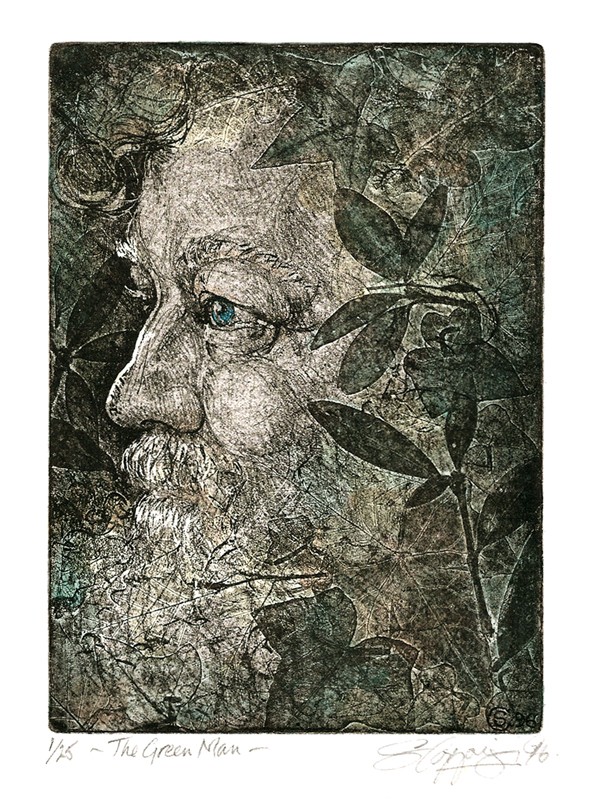 ... a study of a man who knows his woods... (Click to enlarge)