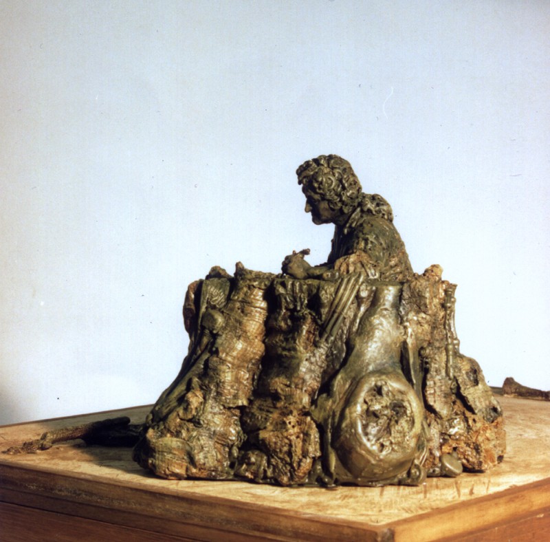 ... an English composer at work ... (Click to enlarge)