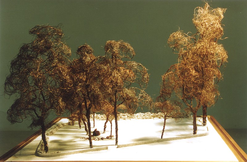 ... a small park close to the Abbey ... (Click to enlarge)