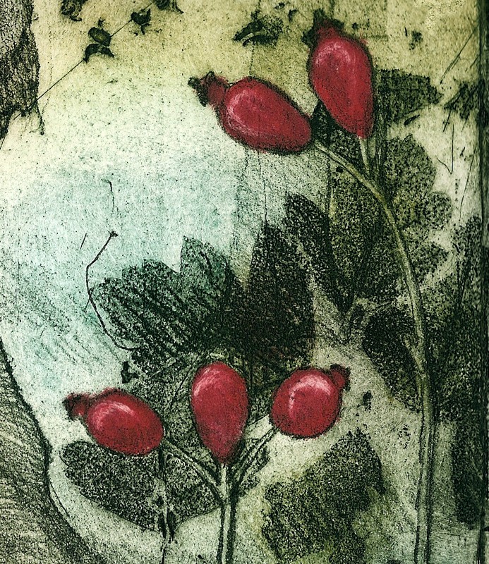 ... a lark in the naked wet woods … (Click to enlarge)