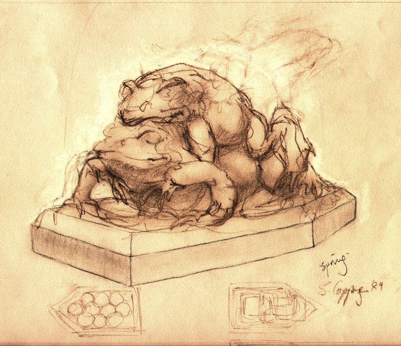 ... spring bonking frogs ... (Click to enlarge)