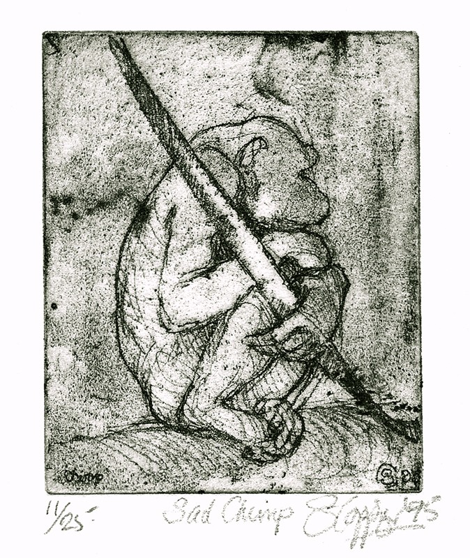 ... sad chimp ... (Click to enlarge)