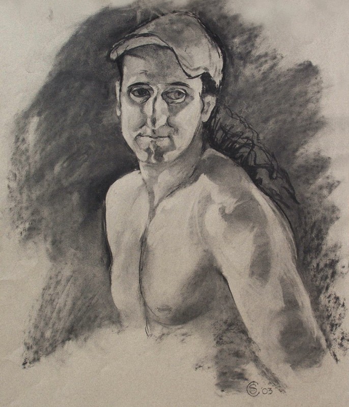 ... a kick boxer and welder with a gentle manner ...       (Click to enlarge)