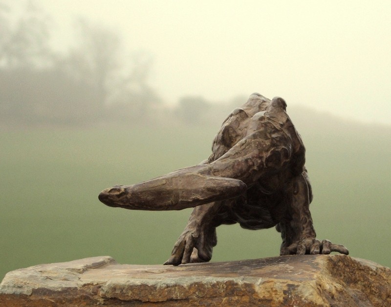 ARROW CREATURE - small bronze sculpture