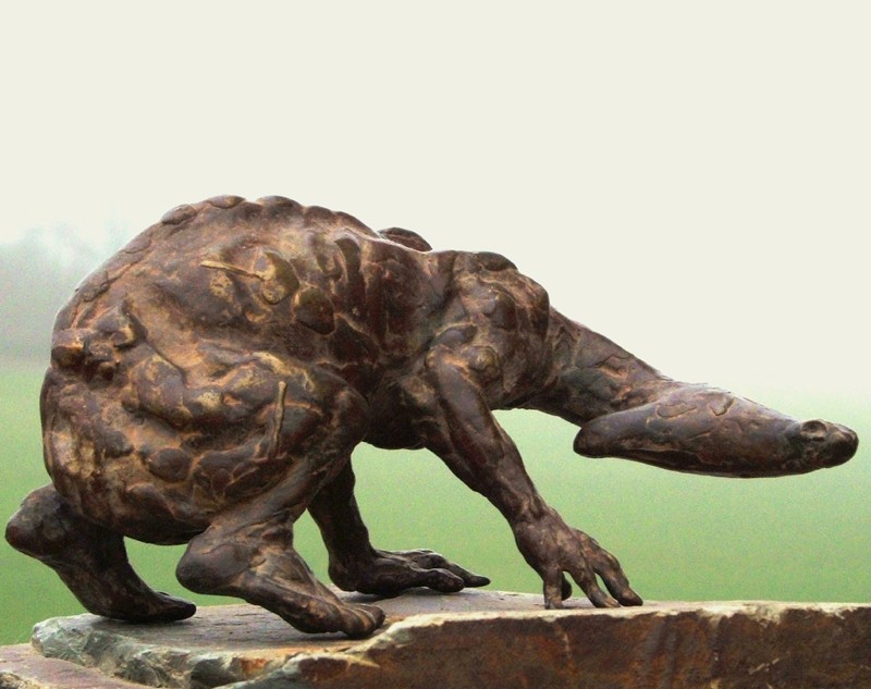 ARROW CREATURE - small bronze sculpture