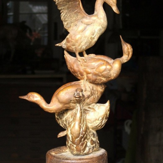 ... maquette for an over lifesize sculpture ... (Click to enlarge)