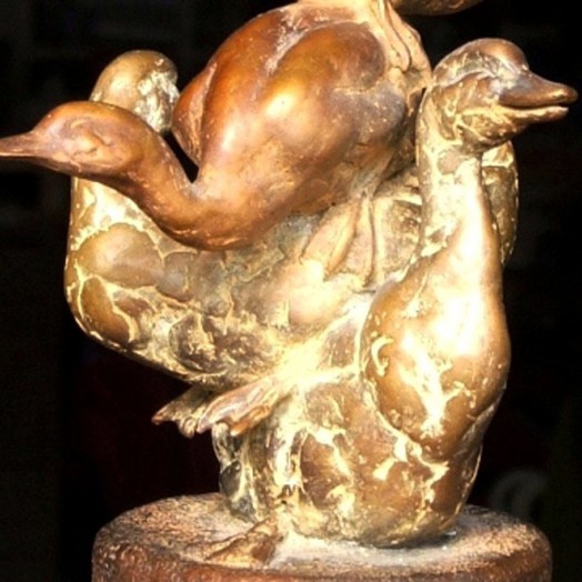 ... maquette for an over lifesize sculpture ... (Click to enlarge)