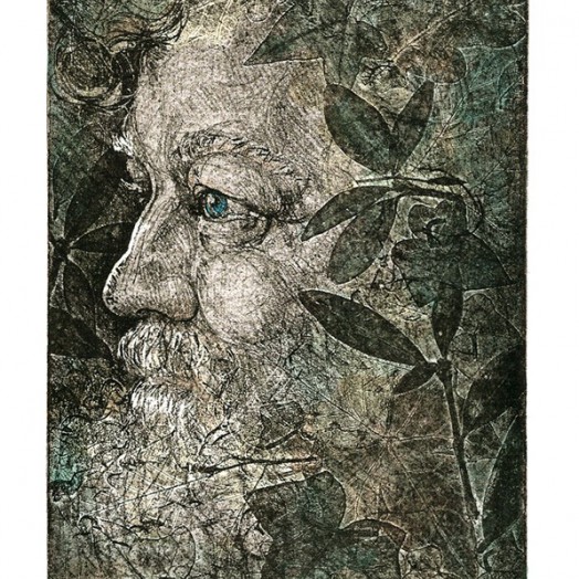 ... a study of a man who knows his woods...                        (Click to enlarge)