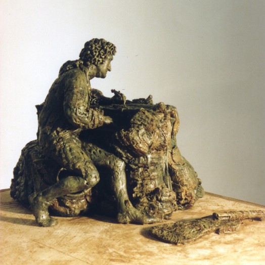 ... an English composer at work ... (Click to enlarge)