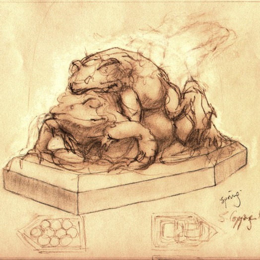 ... spring bonking frogs ... (Click to enlarge)