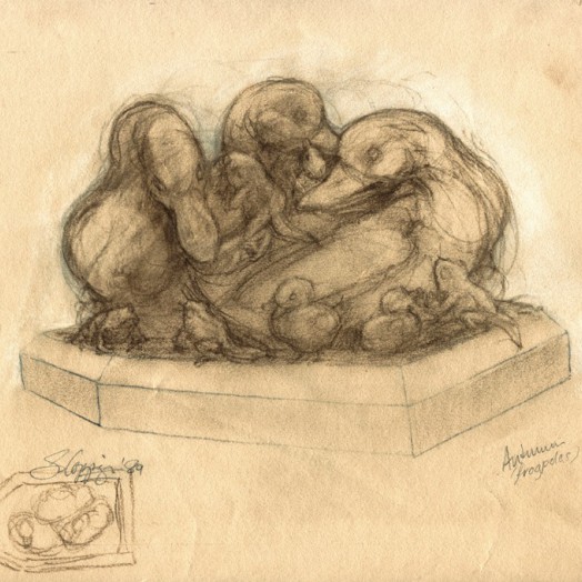 ... autumn frogpoles ... (Click to enlarge)