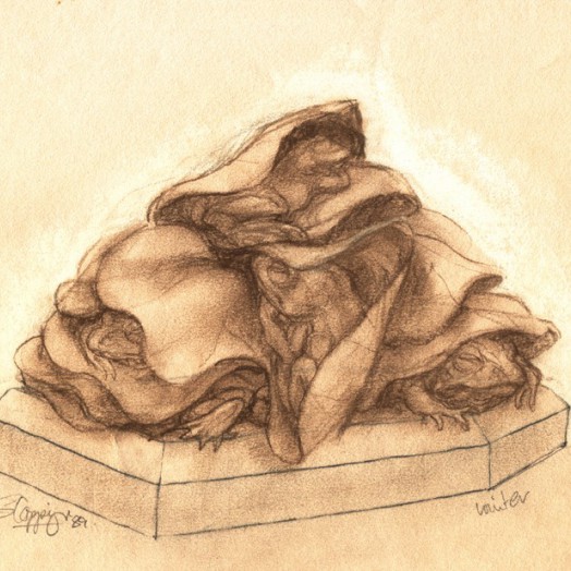 ... sleepy winter frogs ... (Click to enlarge)