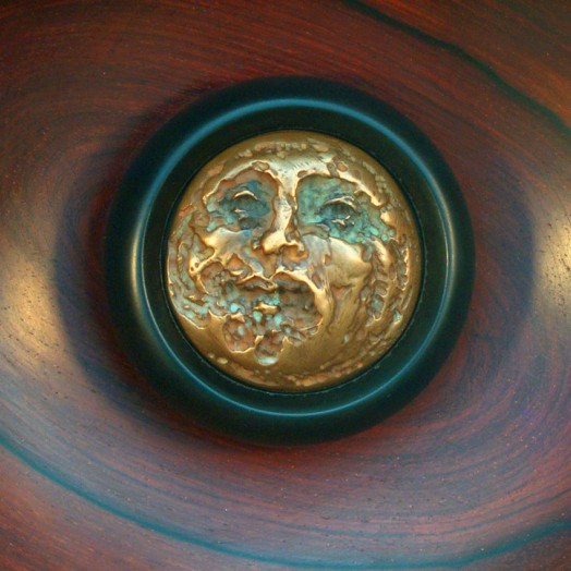 MOONLET ECLIPSE - african blackwood & madagascar rosewood bowl by Paul Swan - Unique ...  (Click to enlarge)