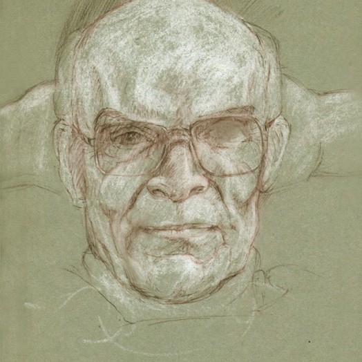 A very patient man  and a good model too.                    (Click to enlarge)