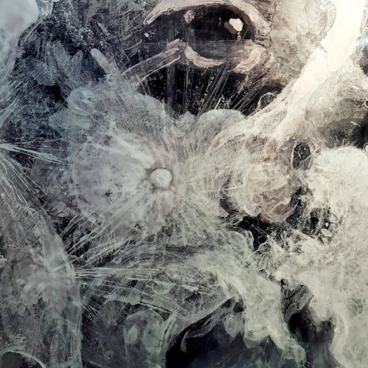 GLINT OF LIGHT ON BROKEN GLASS - detail