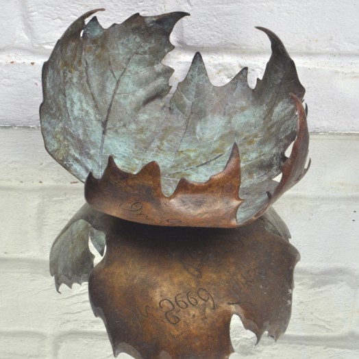 Leaf Litter, Bronze by Sioban Coppinger